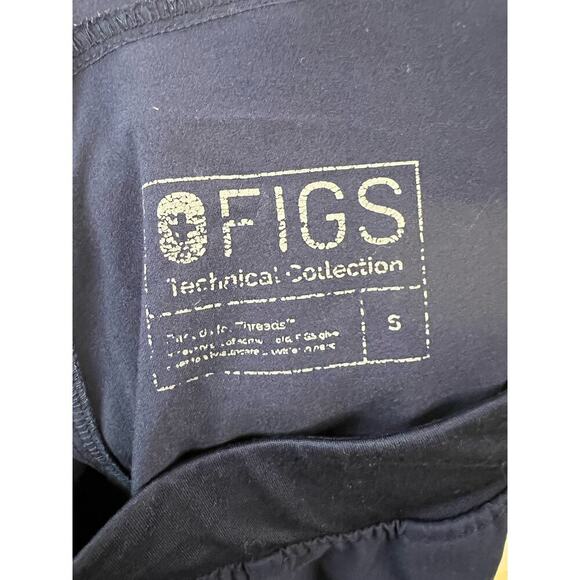 Figs Women's Blue Straight Leg Scrub Pants Size Small - Picture 5 of 5